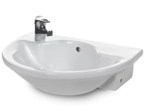 Eastbrook Kompact Reduced Depth Sr Basin 2th White