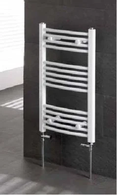 Eastbrook Wendover Curved Multirail 800 X 600 Gloss White product image - Image 1