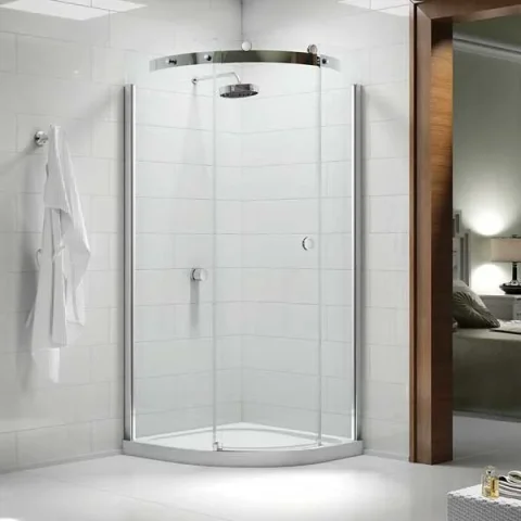 Merlyn 10 Series 1 Door Quadrant Left Hand 900mm detail view - Image 3