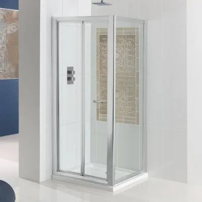 Eastbrook Vulcan 760mm Bi-fold 5mm Chrome