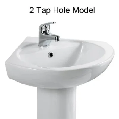 Eastbrook Loire 400 Corner Basin 2th White