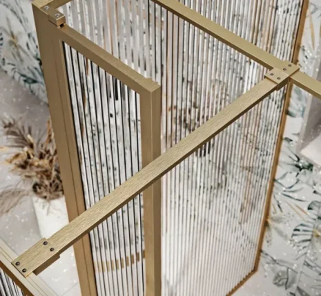 Cubico Amore T-junction Support Bar Extension Brushed Gold product image - Image 1