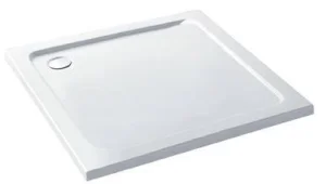 Eastbrook Volente 900x900 Abs Stone Resin Tray White