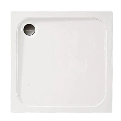 Merlyn Mstone Square Tray [including Waste] 800mm detail view - Image 3