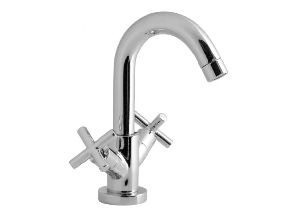 Vado Elements Mono Basin Mixer Deck Mounted Smooth Bodied With And Honeycomb Flow Regulator (no Waste) Chrome