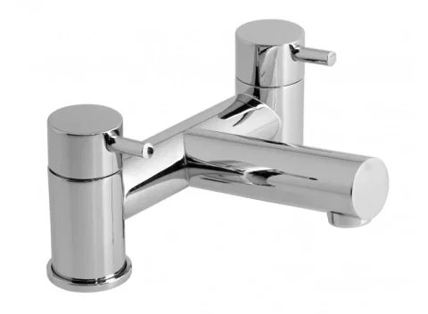 Vado Zoo 2 Hole Bath Filler Deck Mounted Chrome detail view - Image 2