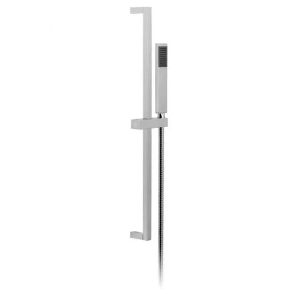 Vado Instinct Slide Rail Shower Kit With Single-function Rub-clean Shower Handset, 600mm Slide Rail And 150cm Shower Hose Chrome product image - Image 1
