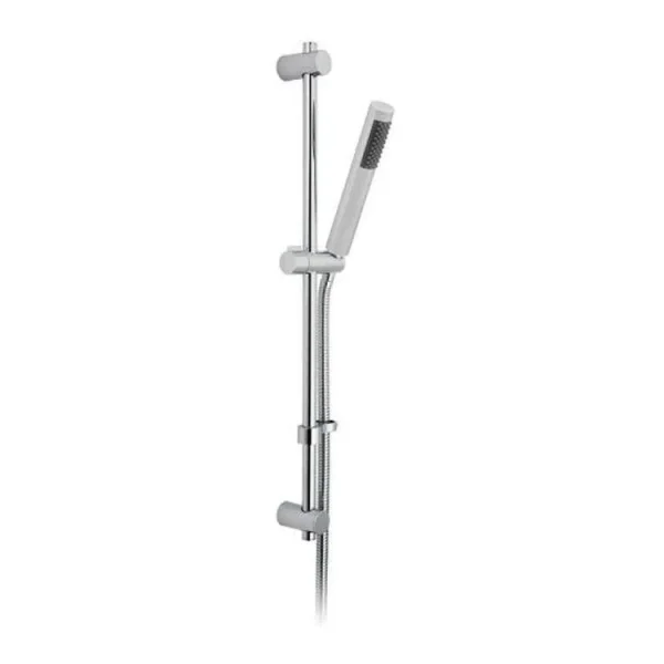 Vado Venus Slide Rail Shower Kit With Single-function Rub-clean Shower Handset, 680mm Slide Rail And 150cm Shower Hose Chrome product image - Image 1