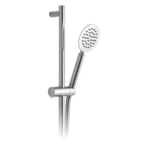 Vado Aquablade Slide Rail Shower Kit With Round Single-function All Metal Rub-clean Shower Handset With Cool Touch Handle, 900mm Slide Rail With Twist Control And 150cm Shower Hose Chrome