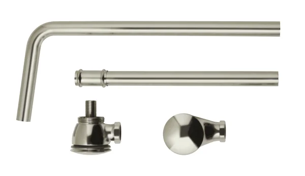 Bc Designs Push Down Exposed Bath Waste Brushed Nickel