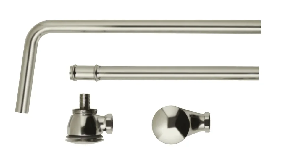 Bc Designs Push Down Exposed Bath Waste Brushed Nickel product image - Image 1