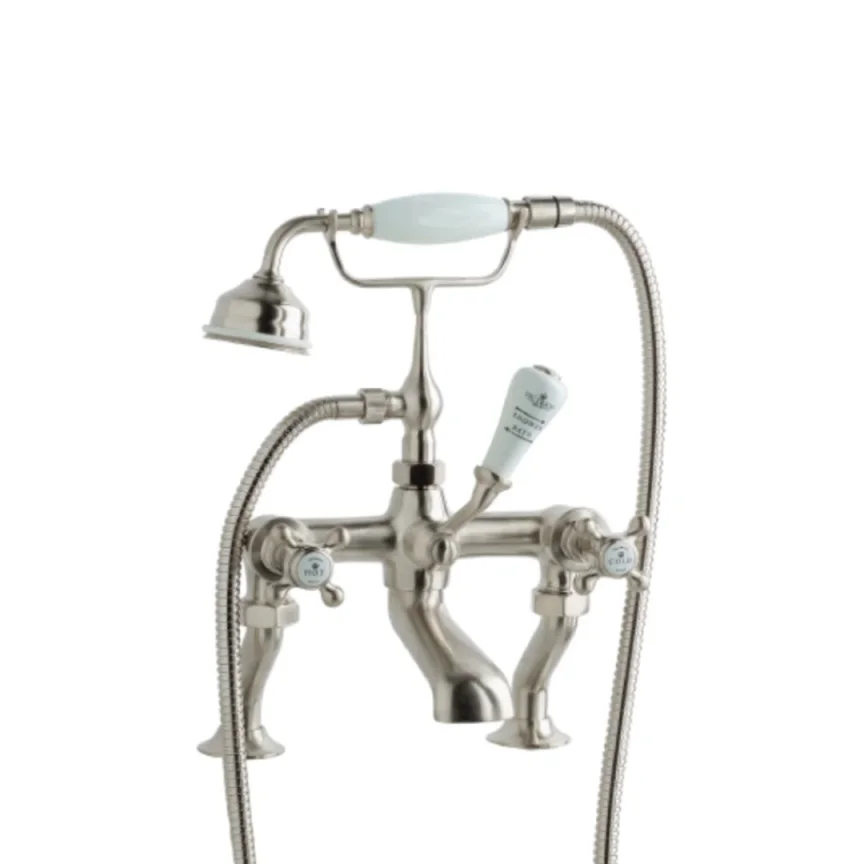 Bc Designs Victrion Crosshead Deck Mounted Bsm Brushed Nickel product image - Image 1