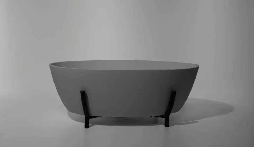 Bc Designs Essex Bath 1510 X 760 (no Waste) Industrial Grey detail view - Image 2