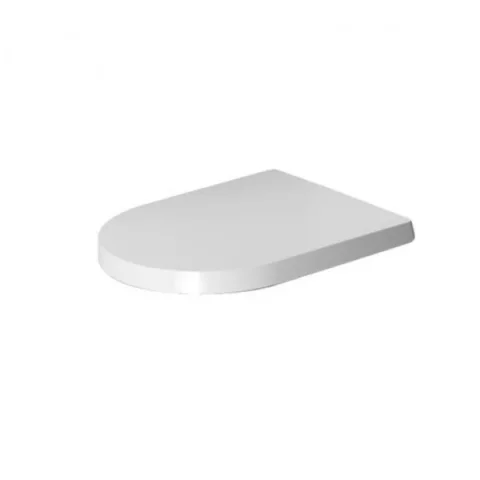 Duravit ME by Stark Standard Toilet Seat White Silk Matt product image - Image 1
