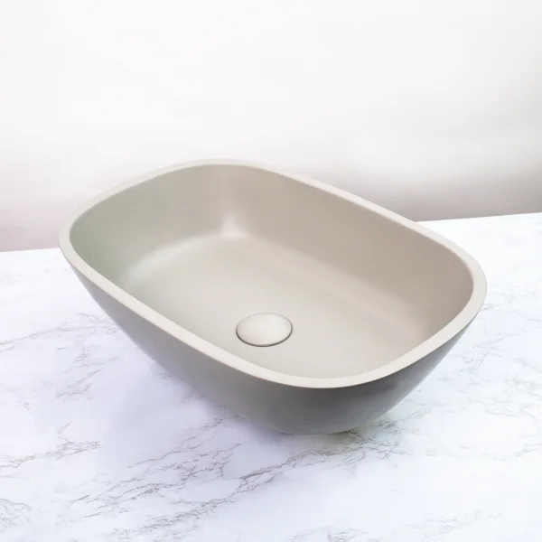 Bc Designs Vive Basin 530 X 360 Powder Grey