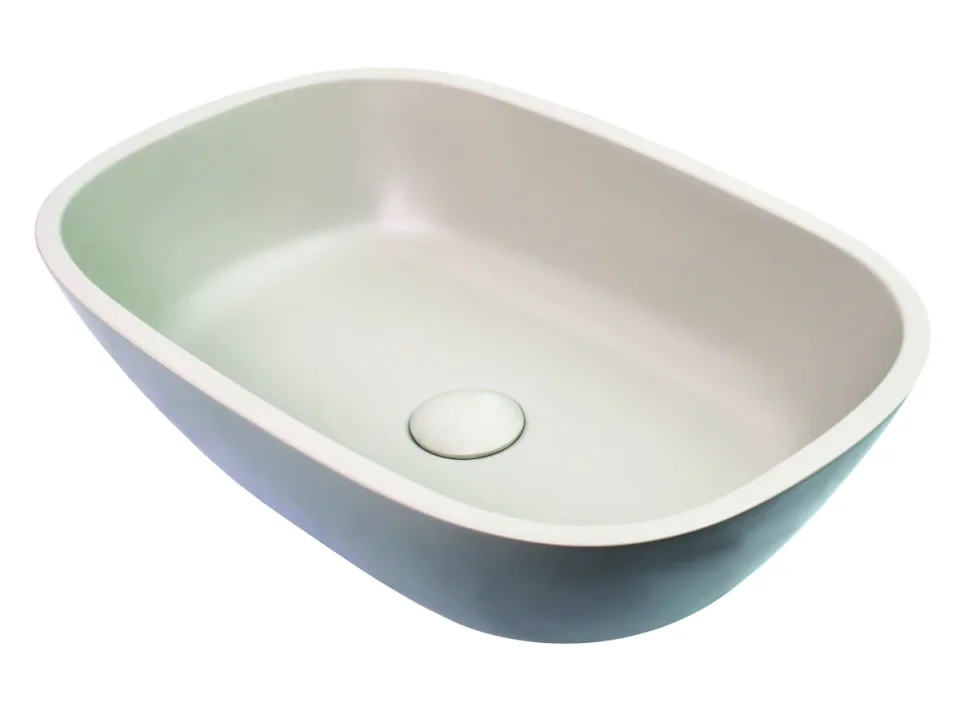 Bc Designs Vive Basin 530 X 360 Powder Grey detail view - Image 5