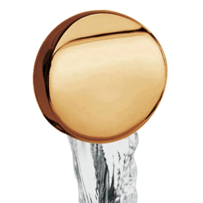 Bc Designs Overflow Filler & Push Down Waste Copper product image - Image 1