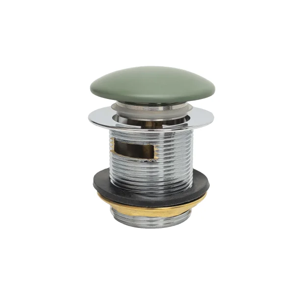 Bc Designs Push Down Bath Waste 70mm (slotted) Khaki Green