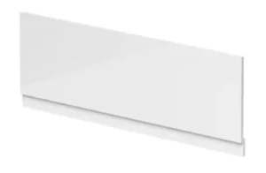 Cubico Nala Wooden Front Bath Panel Gloss White 1800mm