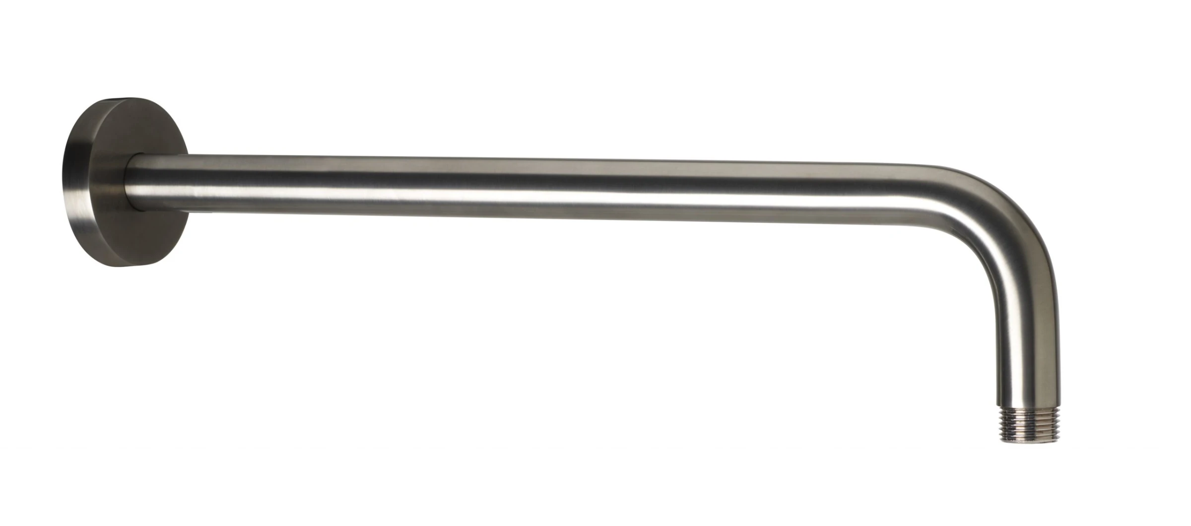Just Taps Vos Shower Arm 400M Brushed Black