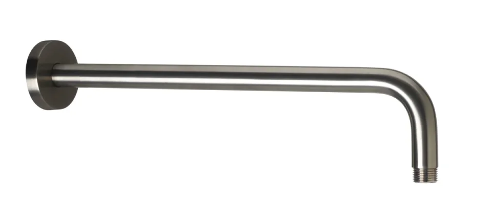 Just Taps Vos Shower Arm 400M Brushed Black product image - Image 1