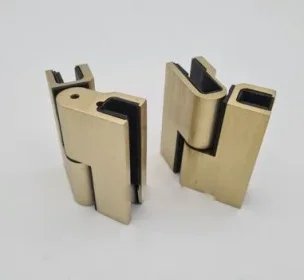 Crosswater Gallery Deflector Panel Hinge X2 Brushed Brass