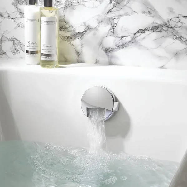 Crosswater Bath Pop-up-waste With Filler Chrome detail view - Image 4