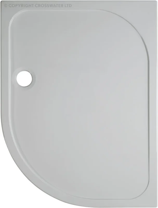 Crosswater Offset Quadrant Shower Tray 800x1000 Rh 45mm detail view - Image 2