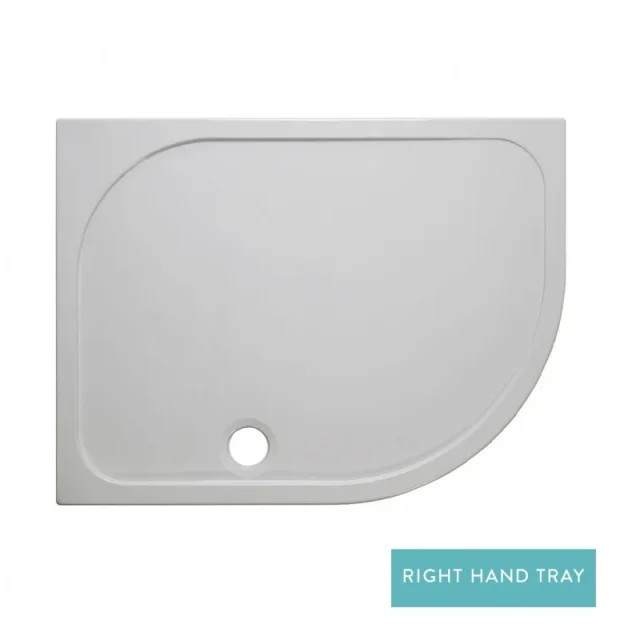Crosswater Offset Quadrant Shower Tray 800x1000 Rh 45mm product image - Image 1
