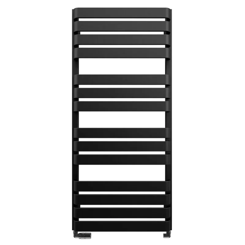 Crosswater Celeste Towel Warmer 1110x500 Metallic Black detail view - Image 2
