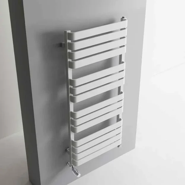 Crosswater Celeste Towel Warmer 1110x500 Metallic Black detail view - Image 4