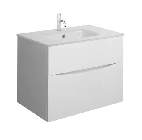 Crosswater Glide Ii Basin Glass 700 1th Ice White product image - Image 1