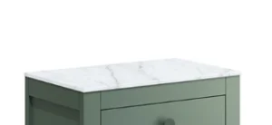 Crosswater Furniture Worktop 610x460x12.5mm Cararra Marble
