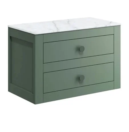 Crosswater Canvass Basin Unit 700 Sage Green product image - Image 1