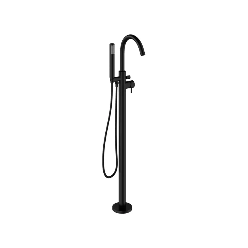 Crosswater Mpro Bath Shower Mixer Floor Standing Matt Black product image - Image 1