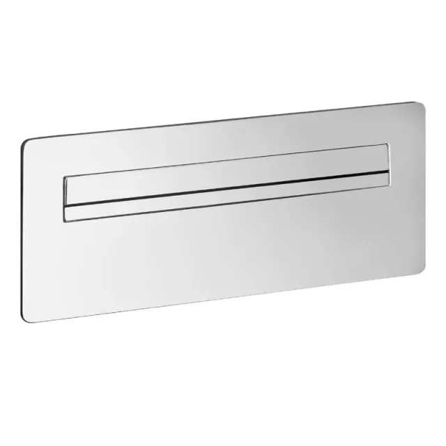 Crosswater Wall Mounted Bath Spout Chrome detail view - Image 2