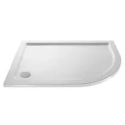 Crosswater Offset Quadrant Left Hand 35mm Acrylic Shower Tray 800 x 1200mm detail view - Image 2
