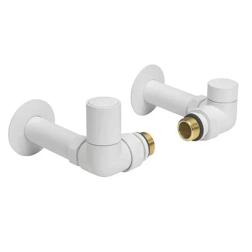 Crosswater Mpro Angled Rad Valve Matt White product image - Image 1