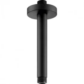 Just Taps Vos Ceiling Arm 150mmmatt Black product image - Image 1