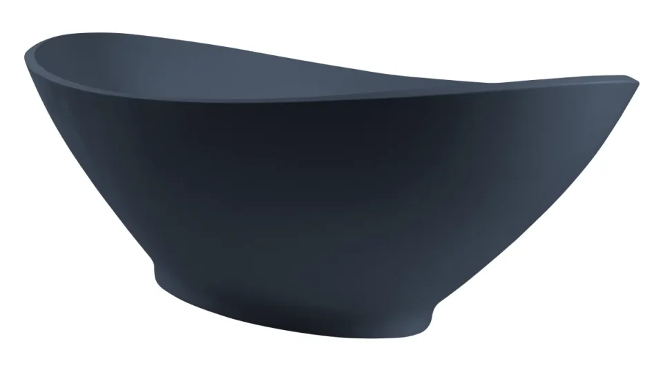 Bc Designs Kurv Bath 1890 X 900 (no Waste) Gunmetal product image - Image 1