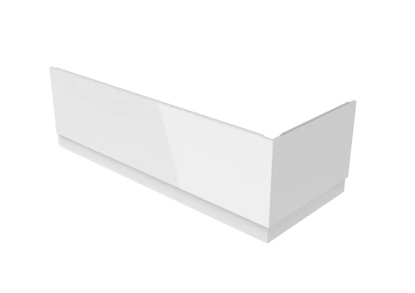 Saneux 1700x450mm Bath Panel & Plinth - Gloss White