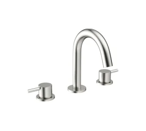 Crosswater Mpro Basin 3 Hole Set Brushed Nickel