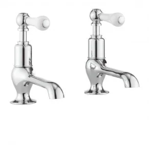 Crosswater Belgravia Lever Long Nose Basin Taps Chrome