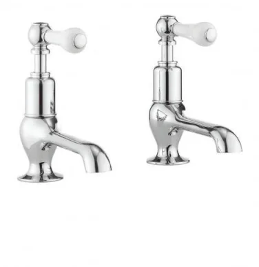Crosswater Belgravia Lever Long Nose Basin Taps Chrome