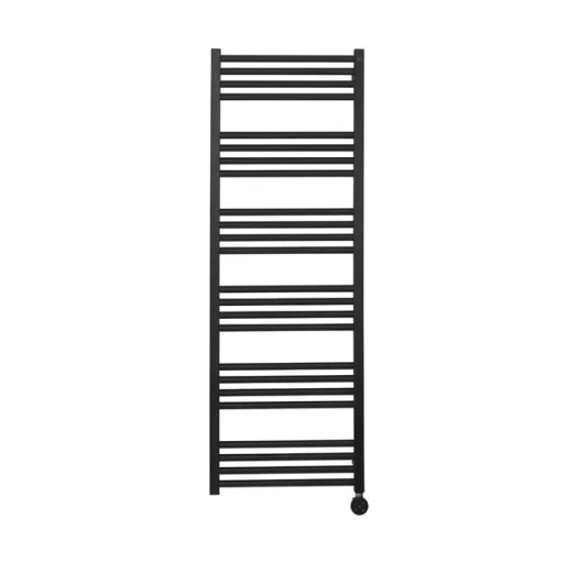 Crosswater Mpro Towel Warmer 480x1380 Electric Matt Black product image - Image 1