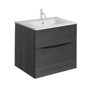 Crosswater Glide Ii 2 Drawer Basin Unit 500 Steelwood