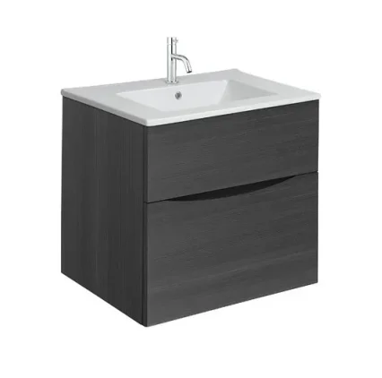 Crosswater Glide Ii 2 Drawer Basin Unit 500 Steelwood product image - Image 1