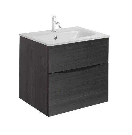 Crosswater Glide Ii 2 Drawer Basin Unit 500 Steelwood detail view - Image 6