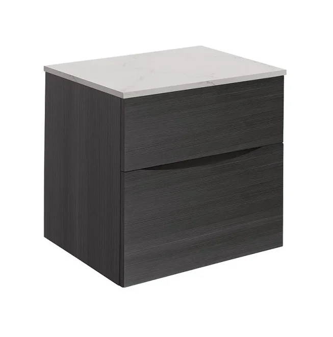 Crosswater Glide Ii 2 Drawer Basin Unit 500 Steelwood detail view - Image 8