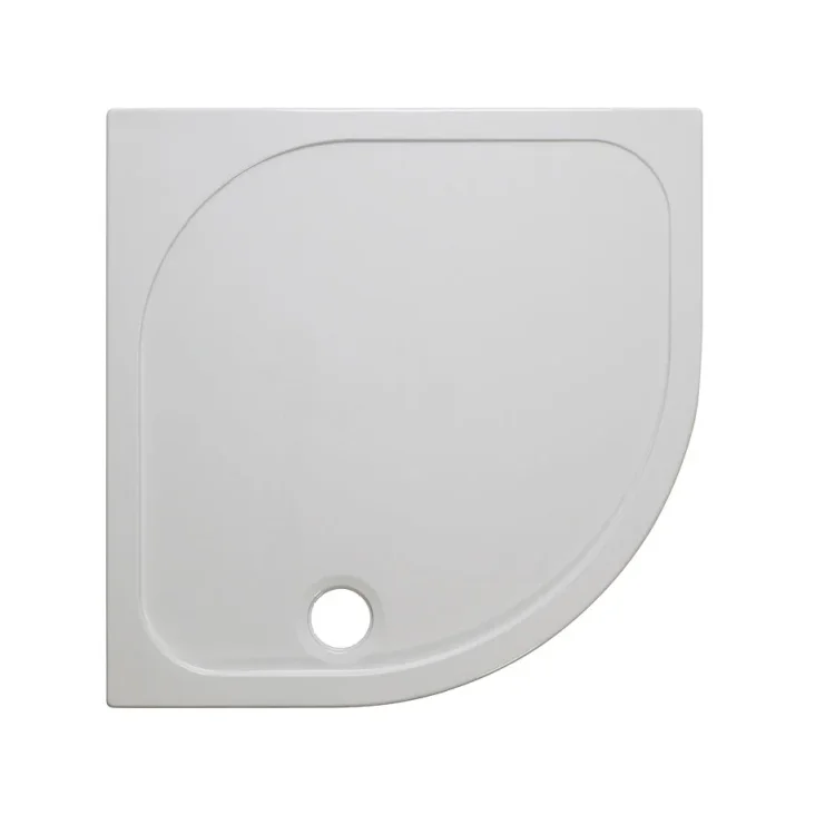 Crosswater Quadrant Shower Tray 800 45mm detail view - Image 2
